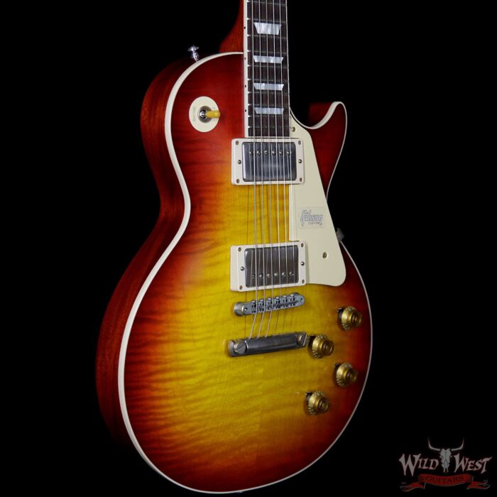 2018 Gibson Custom Shop Standard Historic 1958 Les Paul Standard VOS R8 Washed Cherry 8.35 Lbs - Image 4