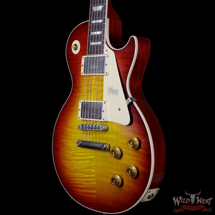 2018 Gibson Custom Shop Standard Historic 1958 Les Paul Standard VOS R8 Washed Cherry 8.35 Lbs - Image 2