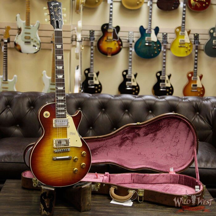 2018 Gibson Custom Shop Standard Historic 1958 Les Paul Standard VOS R8 Washed Cherry 8.35 Lbs - Image 12