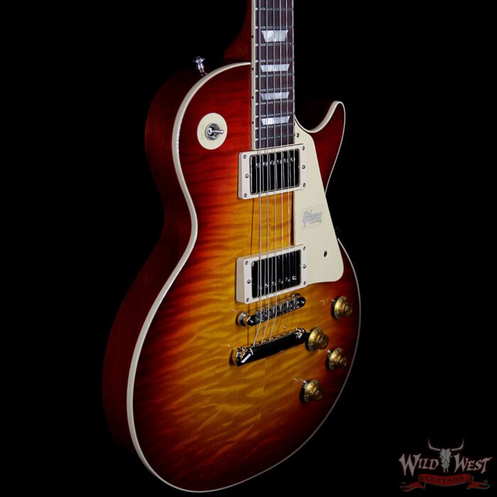 Gibson Custom Shop R9 Historic 1959 Les Paul Standard Gloss Vintage Cherry Sunburst 8.65 Lbs - Image 5