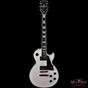 Gibson Custom Shop Les Paul Custom w/ Ebony Fingerboard Gloss Alpine White - Image 3