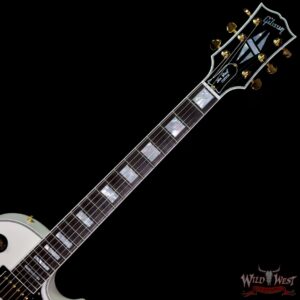 Gibson Custom Shop Les Paul Custom w/ Ebony Fingerboard Gloss Alpine White - Image 4