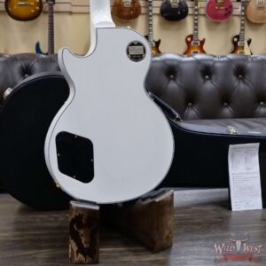 Gibson Custom Shop Les Paul Custom w/ Ebony Fingerboard Gloss Alpine White - Image 10