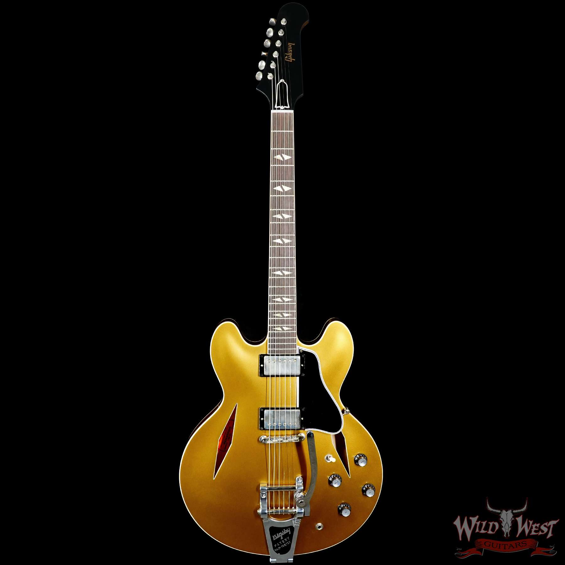 gibson-cs131587-c1__wwg.jpg Gibson Custom Shop M2M 1964 Trini Lopez Standard Rosewood Fingerboard w/ Bigsby VOS Double Gold - Image 3