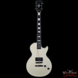 Gibson Custom Shop M2M Single Humbucker Les Paul Custom Ebony Fingerboard Murphy Lab Light Aged Classic White 9.90 LBS - Image 3