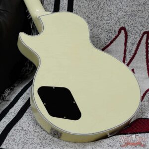 Gibson Custom Shop M2M Single Humbucker Les Paul Custom Ebony Fingerboard Murphy Lab Light Aged Classic White 9.90 LBS - Image 14