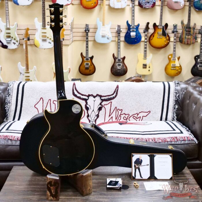 Gibson Custom Shop Peter Frampton “Phenix” Inspired Les Paul Custom Ebony 9.15 LBS - Image 9