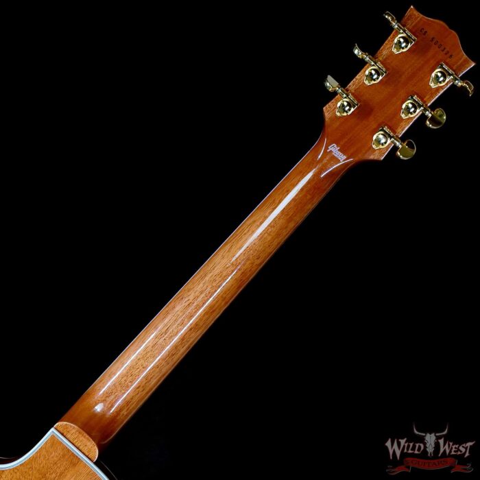 Gibson Custom Shop M2M Les Paul Custom Faded Chablis Pink 3A Quilt Maple Top Tree of Life Inlay 9.35 LBS - Image 5