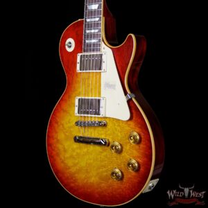 Gibson Custom Shop Standard Historic 1959 Les Paul Standard Gloss R9 Birdseye Top Washed Cherry - Image 2
