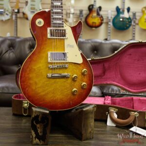 Gibson Custom Shop Standard Historic 1959 Les Paul Standard Gloss R9 Birdseye Top Washed Cherry - Image 13