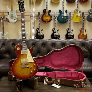 Gibson Custom Shop Standard Historic 1959 Les Paul Standard Gloss R9 Birdseye Top Washed Cherry - Image 12