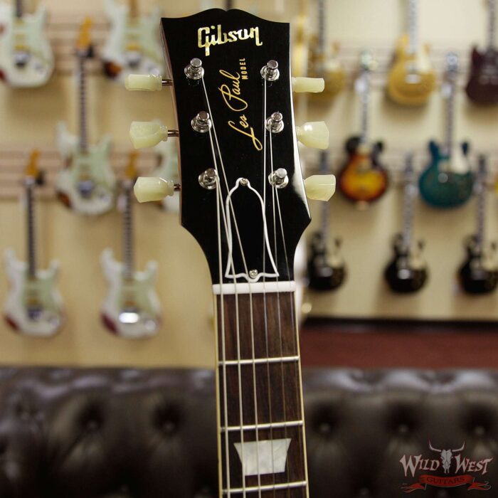 Gibson Custom Shop Standard Historic 1959 Les Paul Standard Gloss R9 Birdseye Top Washed Cherry - Image 8