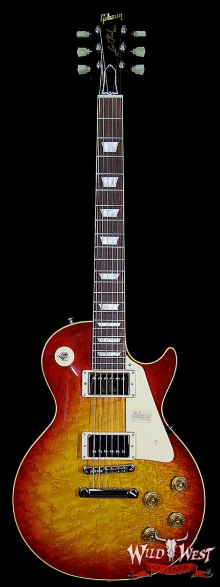 Gibson Custom Shop Standard Historic 1959 Les Paul Standard Gloss R9 Birdseye Top Washed Cherry