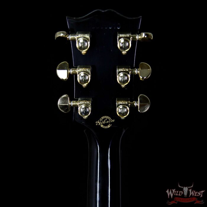 Gibson Custom Shop Dove Abalone Custom Ebony Acoustic-Electric Guitar - Image 10