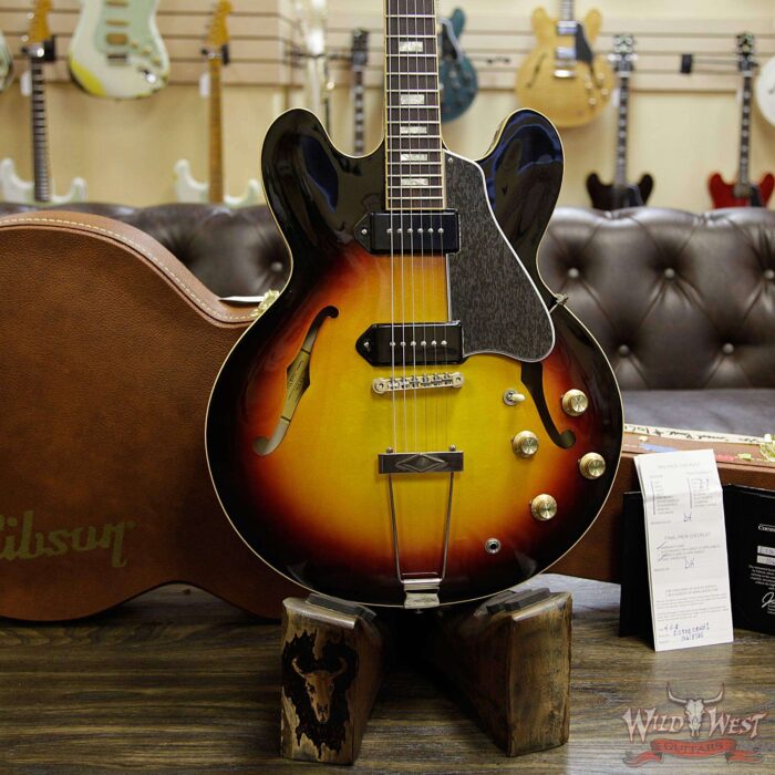 Gibson Memphis 2018 ES-330 P90 Sunset Burst - Image 11