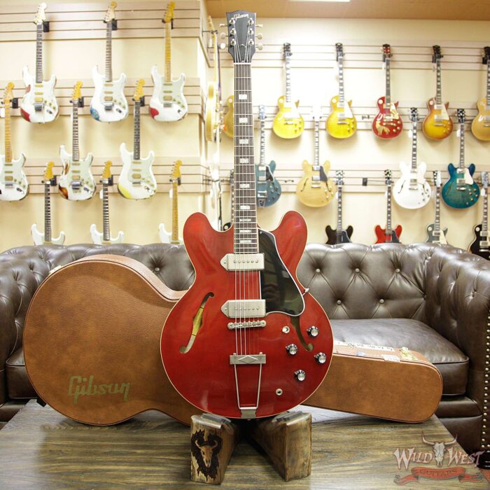 Gibson Memphis 2018 ES-330 VOS P90 Dark Cherry - Image 12