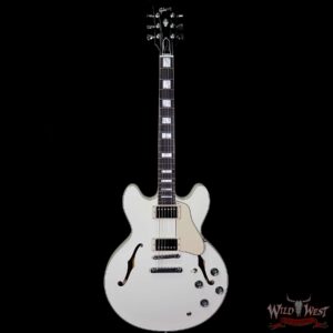 Gibson Memphis ES-335 Big Block Retro 2018 Dark Rosewood Fingerboard Classic White - Image 5
