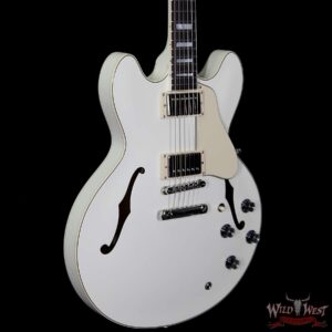 Gibson Memphis ES-335 Big Block Retro 2018 Dark Rosewood Fingerboard Classic White - Image 4