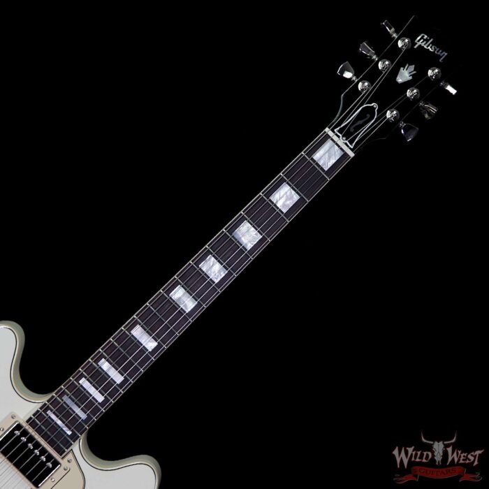 Gibson Memphis ES-335 Big Block Retro 2018 Dark Rosewood Fingerboard Classic White - Image 7