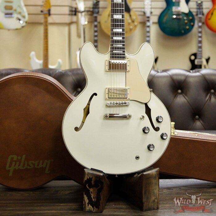 Gibson Memphis ES-335 Big Block Retro 2018 Dark Rosewood Fingerboard Classic White - Image 10