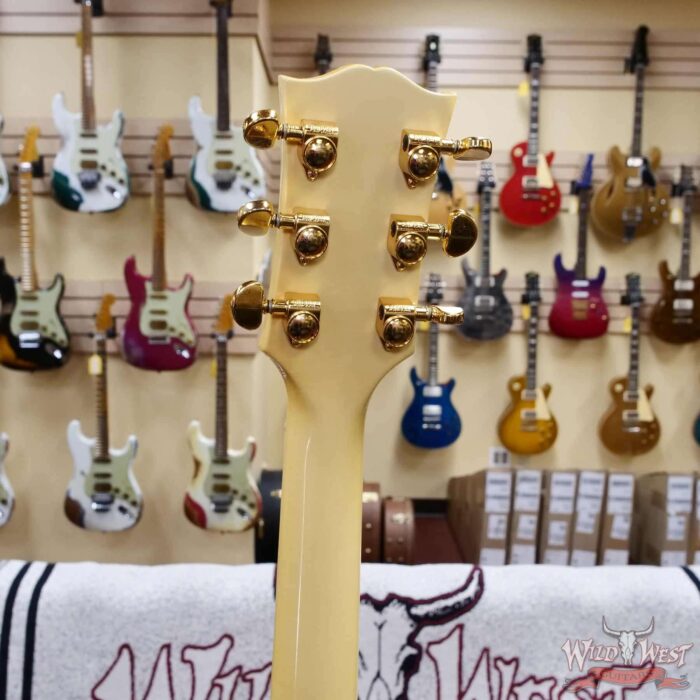 Gibson Custom Shop M2M 1959 ES-355 Reissue with Bigsby Murphy Lab Ultra Light Aged Heavy Antique White 8.95 lbs - Image 15