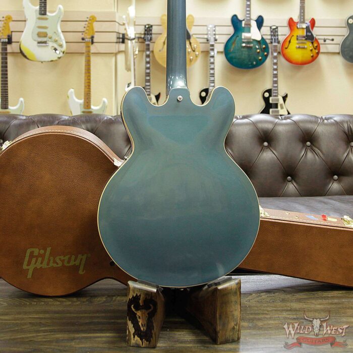 Gibson Memphis ES-335 Anchor Stud 2018 VOS Bigsby Antique Pelham Blue - Image 13
