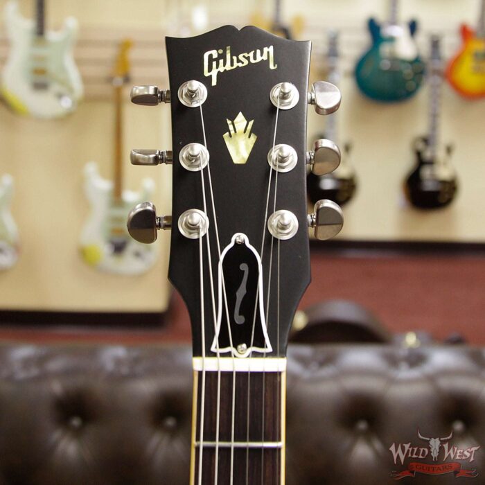 Gibson Memphis ES-335 Satin 2018 Rosewood Fingerboard Wine Red - Image 9