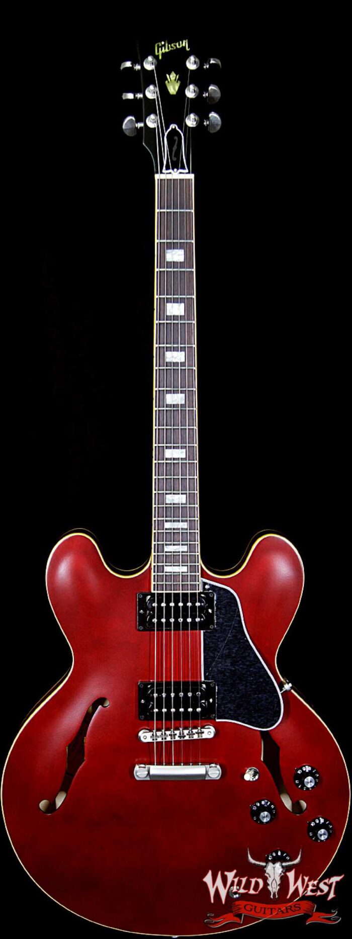 Gibson Memphis ES-335 Satin 2018 Rosewood Fingerboard Wine Red - Image 1