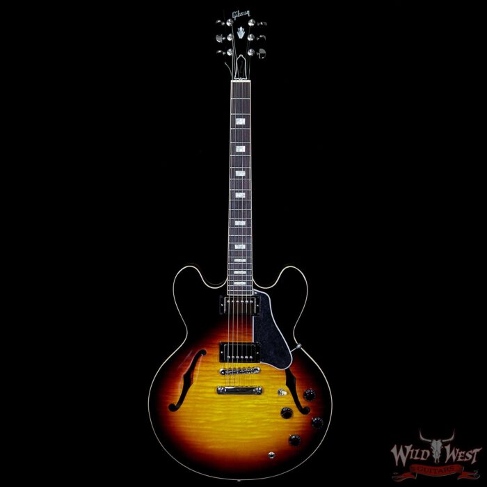 Gibson Memphis Limited 1 of 200 ES-335 Figured Slim Neck Sunset Burst - Image 5