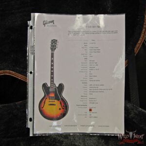 Gibson Memphis Limited 1 of 200 ES-335 Figured Slim Neck Sunset Burst - Image 16