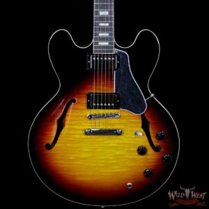 Gibson Memphis Limited 1 of 200 ES-335 Figured Slim Neck Sunset Burst - Image 3