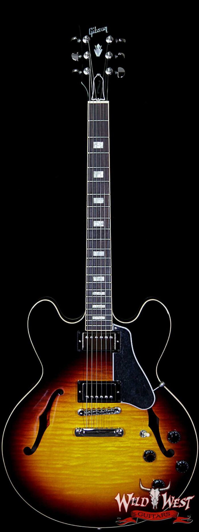 Gibson Memphis Limited 1 of 200 ES-335 Figured Slim Neck Sunset Burst - Image 1