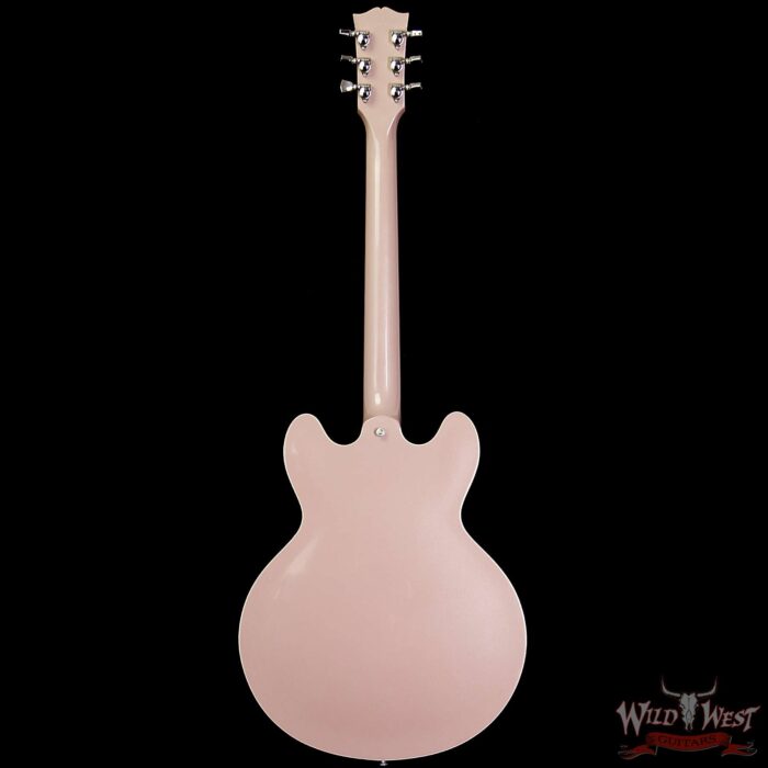 2018 Gibson ES-335 Big Block Retro Mid-Century Modern Horsepower Limited Wood Rose Metallic - Image 6