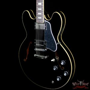 Gibson ES-335 Traditional Tone Quarter Sawn Mahogany Neck Rosewood Board Antique Ebony - Image 4