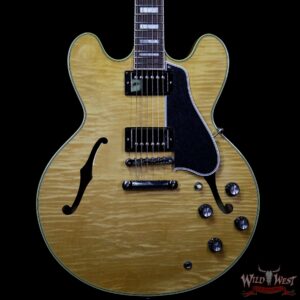 Gibson ES-355 Figured 2019 Dark Rosewood Fingerboard Vintage Natural - Image 3