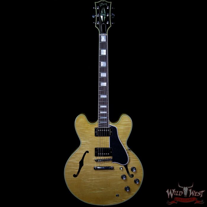 Gibson ES-355 Figured 2019 Dark Rosewood Fingerboard Vintage Natural - Image 4