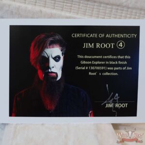 Jim Root Collection 2010 Gibson Explorer Black Finish - Image 11