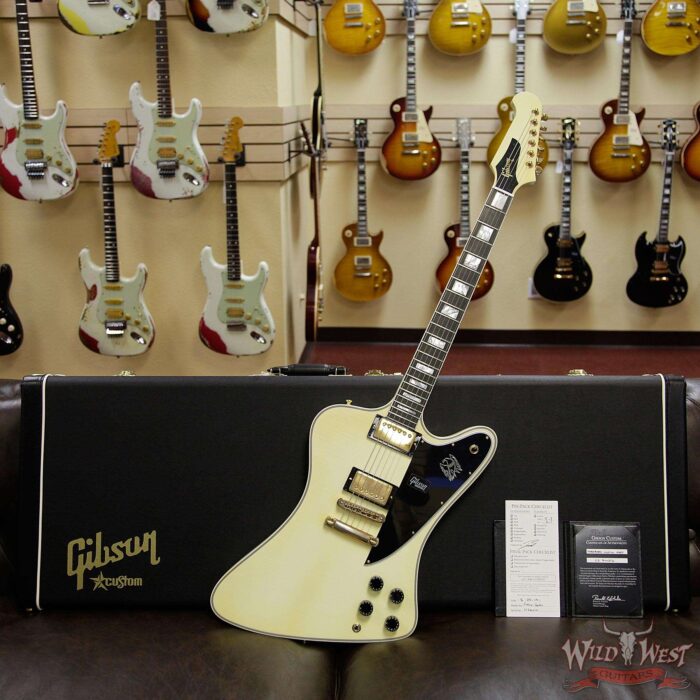 Gibson Custom Shop M2M Firebird Custom Aged Classic White - Image 11