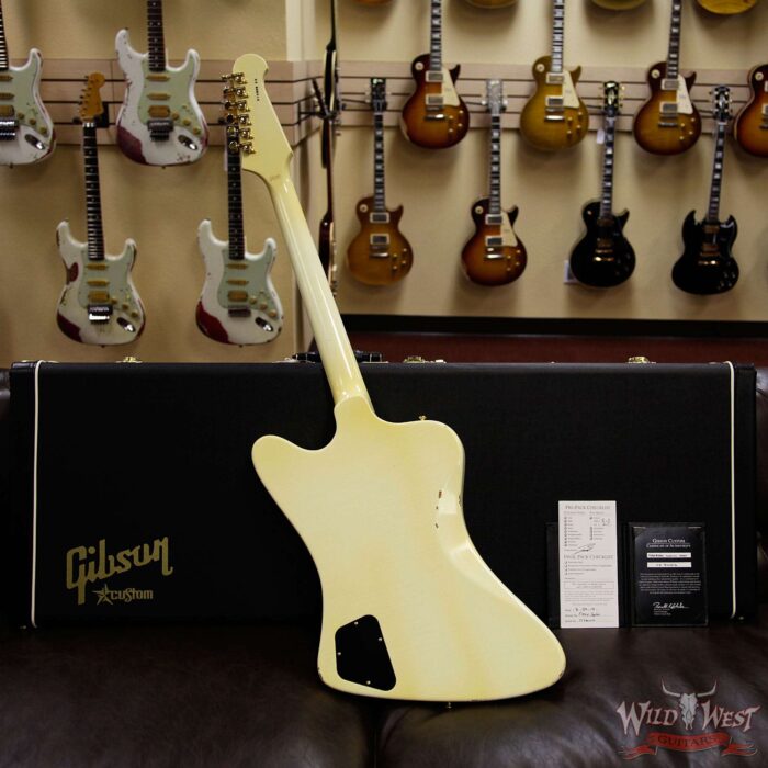 Gibson Custom Shop M2M Firebird Custom Aged Classic White - Image 14