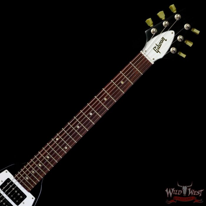 Jim Root Collection 2006 Gibson Flying V HHH Triple Humbucker Satin Black Finish - Image 4
