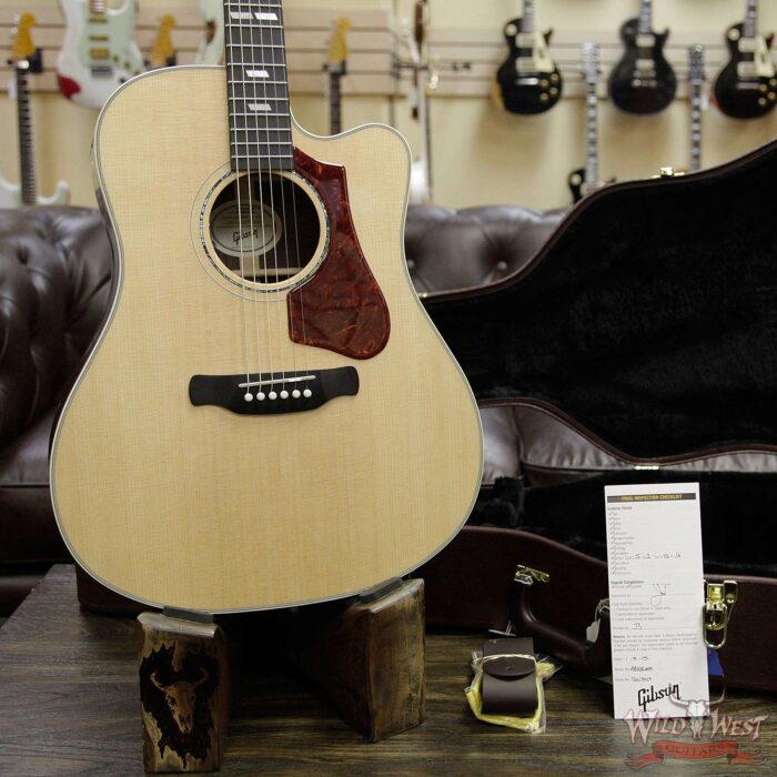 2018 Gibson Montana Hummingbird Rosewood AG Square Shoulder Cutaway Electric-Acoustic Antique Natural - Image 12