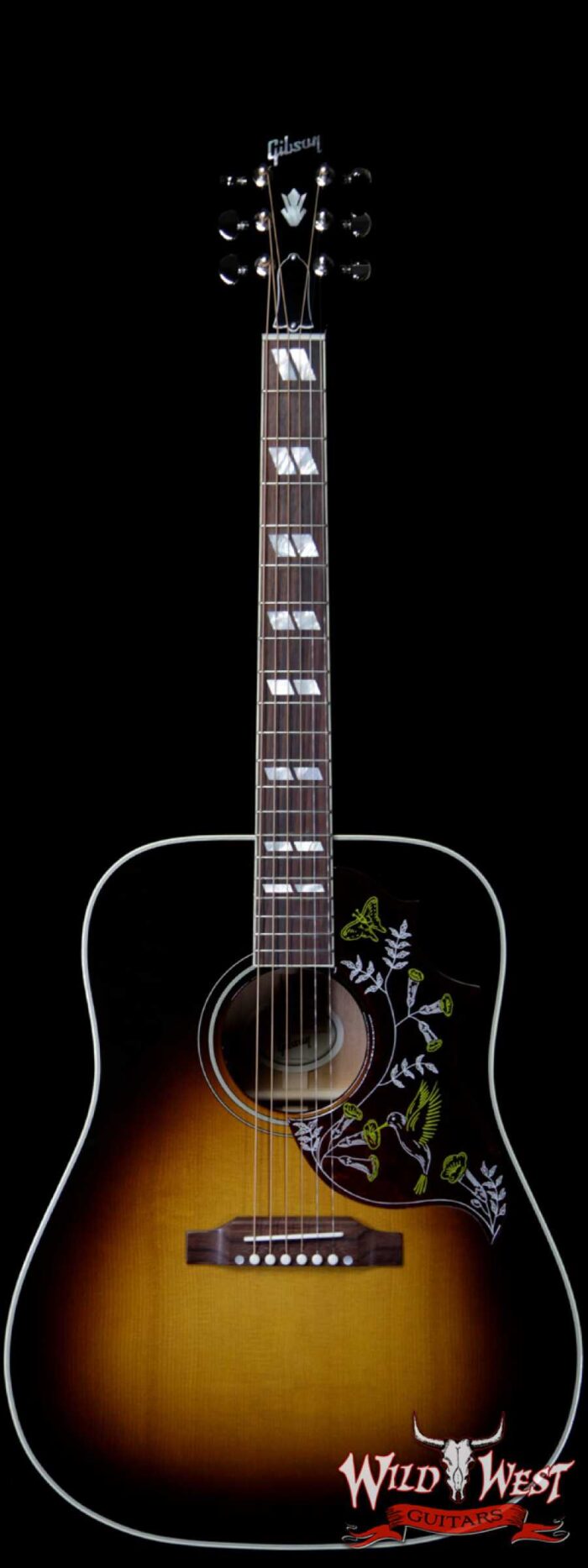 Gibson Montana Hummingbird Vintage Sunburst Electric-Acoustic Guitar - Image 1