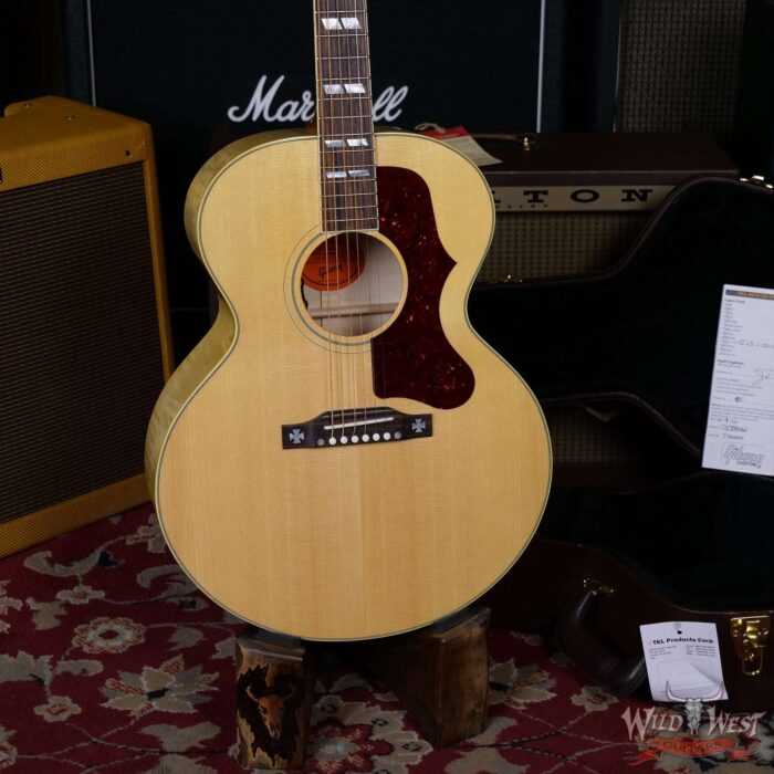 Gibson J-185 Original Electric-Acoustic Guitar Antique Natural - Image 7