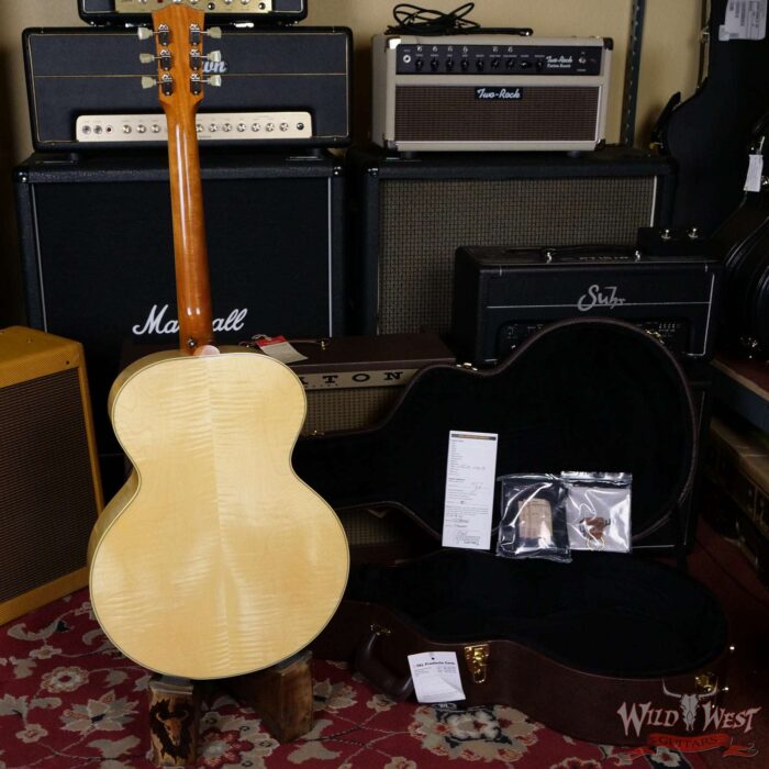 Gibson J-185 Original Electric-Acoustic Guitar Antique Natural - Image 8