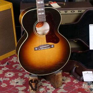 Gibson J-185 Original Electric-Acoustic Guitar Vintage Sunburst - Image 7