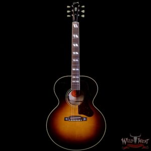 Gibson J-185 Original Electric-Acoustic Guitar Vintage Sunburst - Image 3