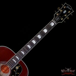Gibson Custom Shop SJ-200 Flame Maple Side Back & Neck Rosewood Board Wildfire Burst - Image 9