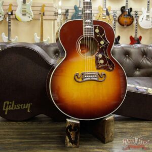 Gibson Custom Shop SJ-200 Flame Maple Side Back & Neck Rosewood Board Wildfire Burst - Image 11
