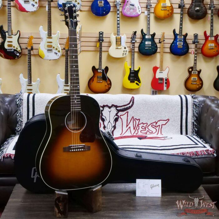 Gibson Mordern Acoustic J-45 Standard Vintage Sunburst Electric-Acoustic Guitar - Image 5
