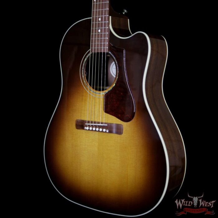 Gibson Montana J-45 AG Cutaway Walnut Fingerboard Maple Neck Walnut Burst Electric-Acoustic - Image 2